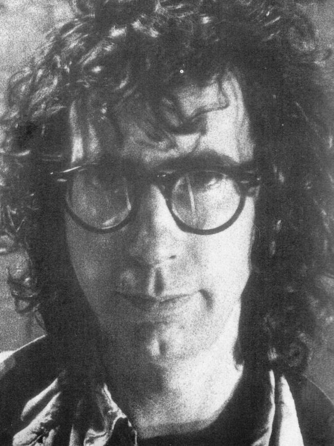 Author Peter Carey early 1970s.