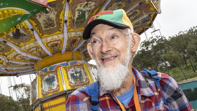 Photographer Robert Brown at the Toowoomba Royal Show. Sunday, March 27, 2022. Picture: Nev Madsen.