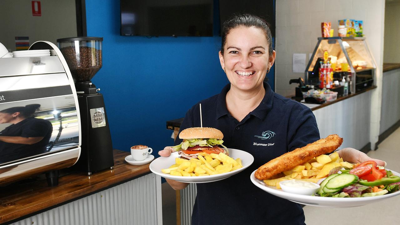 Emilly Struckel, owner Bluewater Diner, has opened her doors on the Bruce Highway. Picture: Shae Beplate.