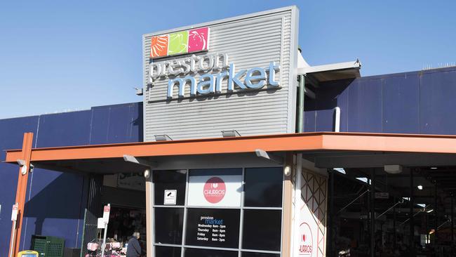 Preston Market will be renovated. Picture: Ellen Smith