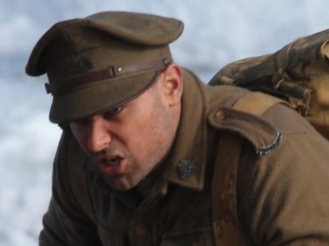 Filming of the movie Deadline Gallipoli at Port Noarlunga. Picture Dylan Coker