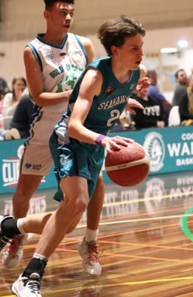 North Gold Coast Seahawks player Mackenzie Hall. Picture: Glenn Ryan