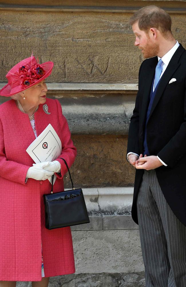 The Queen gave her blessing for Prince Harry and Meghan to take a step back from the royal family. Picture: AFP