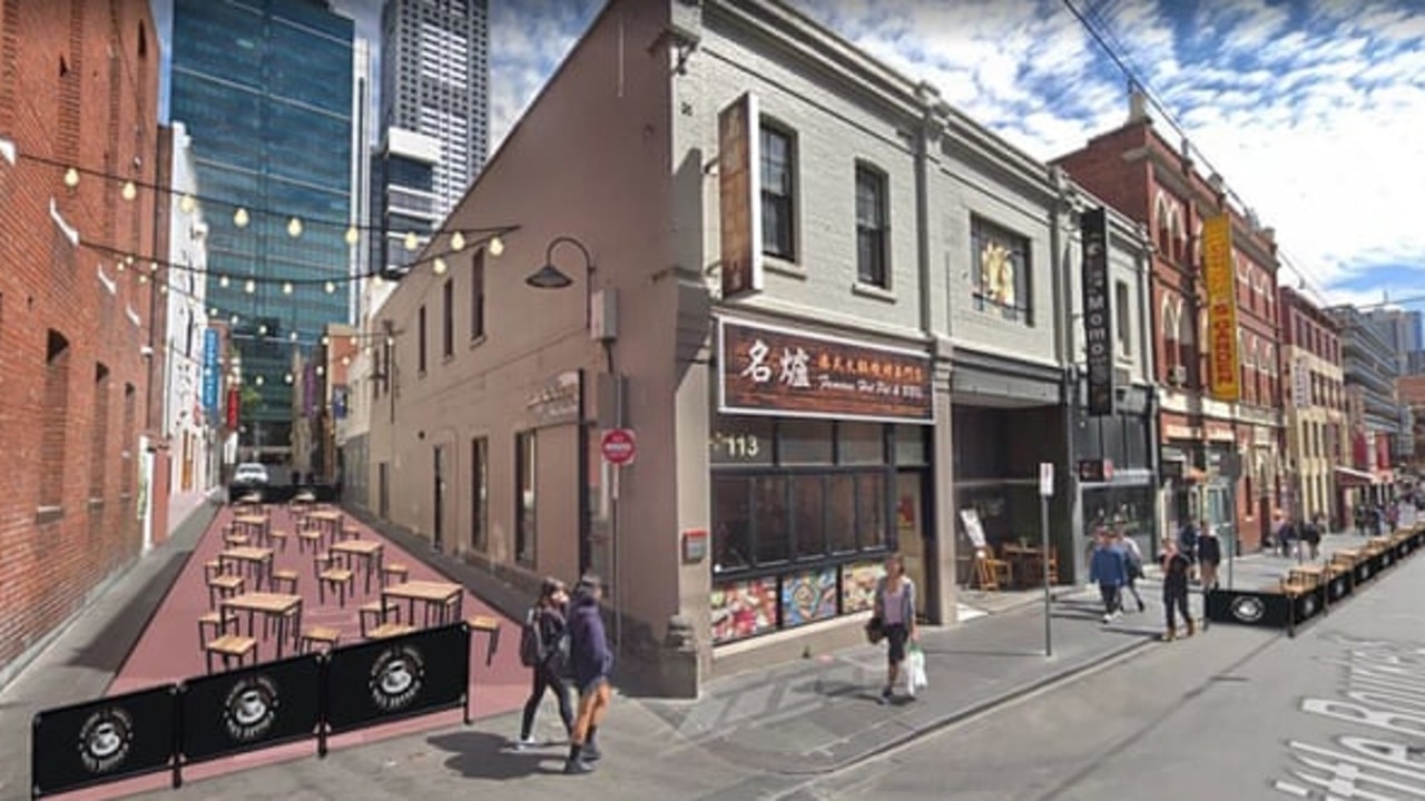 Laneways could be converted.