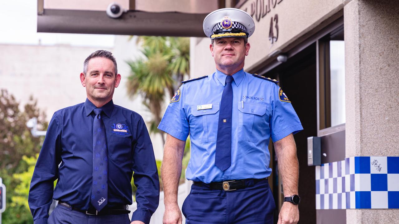 Shane Tillie, Acting police association president and Commander Jason Elmer, Education and training commander. Picture: Linda Higginson