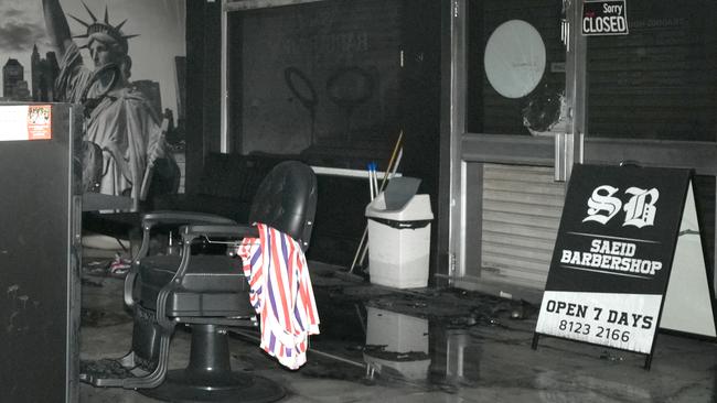 The badly damaged interior. Picture: Dean Martin