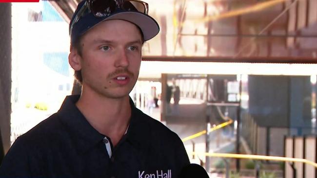 Jake said his mother was treated at the Flinders Medical Centre. Picture 9News