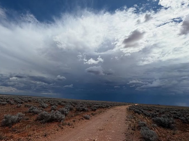 Storm rolling in over Iluka Mine Site near Yalata and the Nullarbor. Photo: Peter Miller.