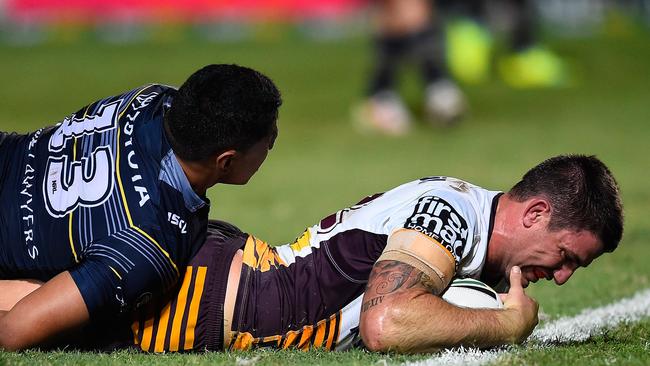 Matt Gillett scored two tries to notch triple-figures