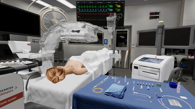 VR, once seen as a tool for gaming, is now used for medical training. Picture: Supplied