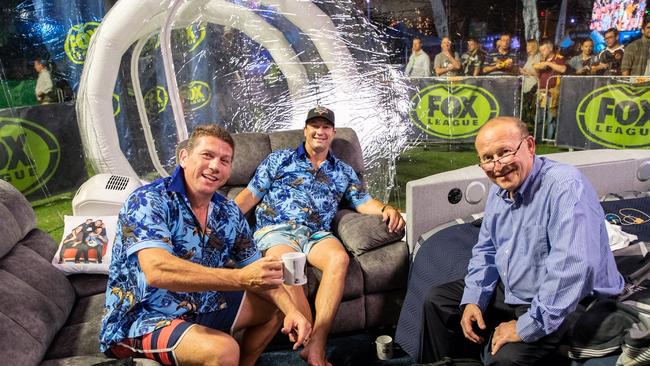 Fletch and Hindy in bubble at Magic Round. 