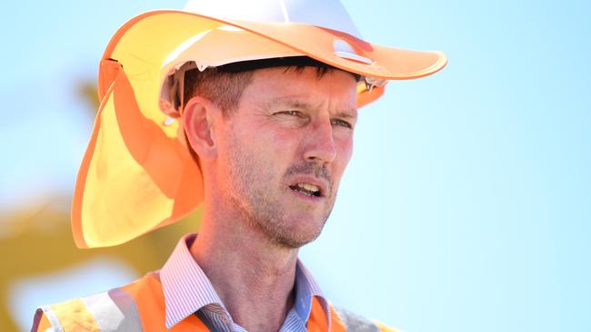 Transport Minister Mark Bailey — checking Labor’s travel expenses. Picture: NCA NewsWire / Dan Peled.