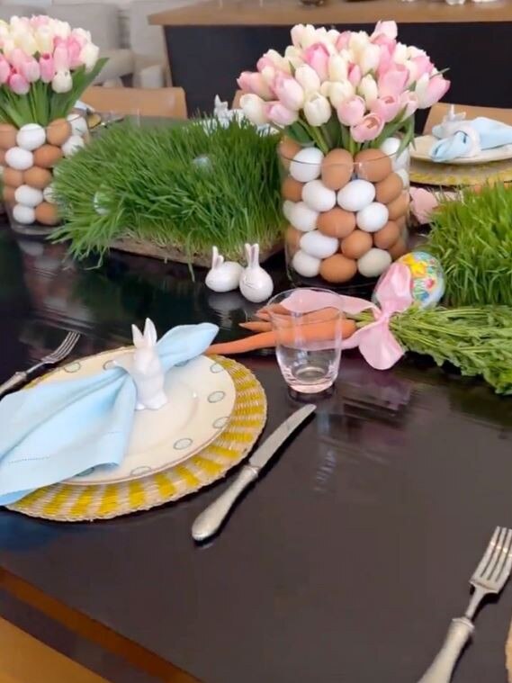 The Kardashian sisters documented Easter via their Instagram Stories. Picture: Instagram/Kim Kardashian