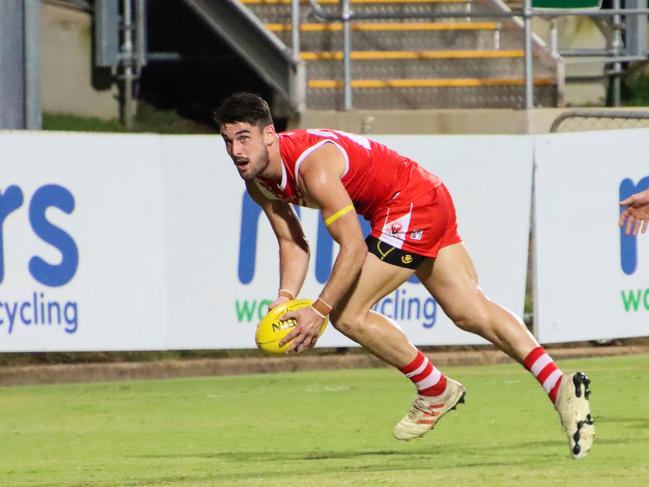 Tahs' Rob Turnbull has been a massive pick up for the Gardens Oval side. Picture: Celina Whan AFLNT/Media