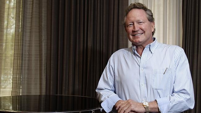 Fortescue Metals Group founder Andrew Forrest. Picture: Marie Nirme