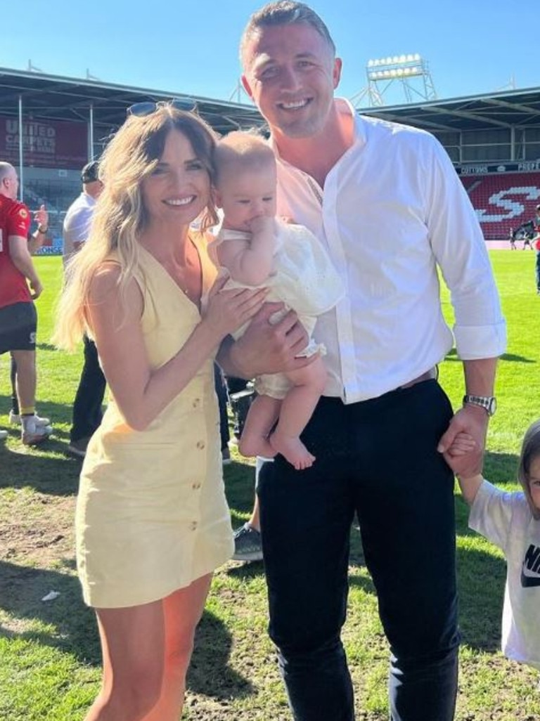 Lucy shared she was proud of Sam for his team's win. Picture: Instagram/LucyGraham