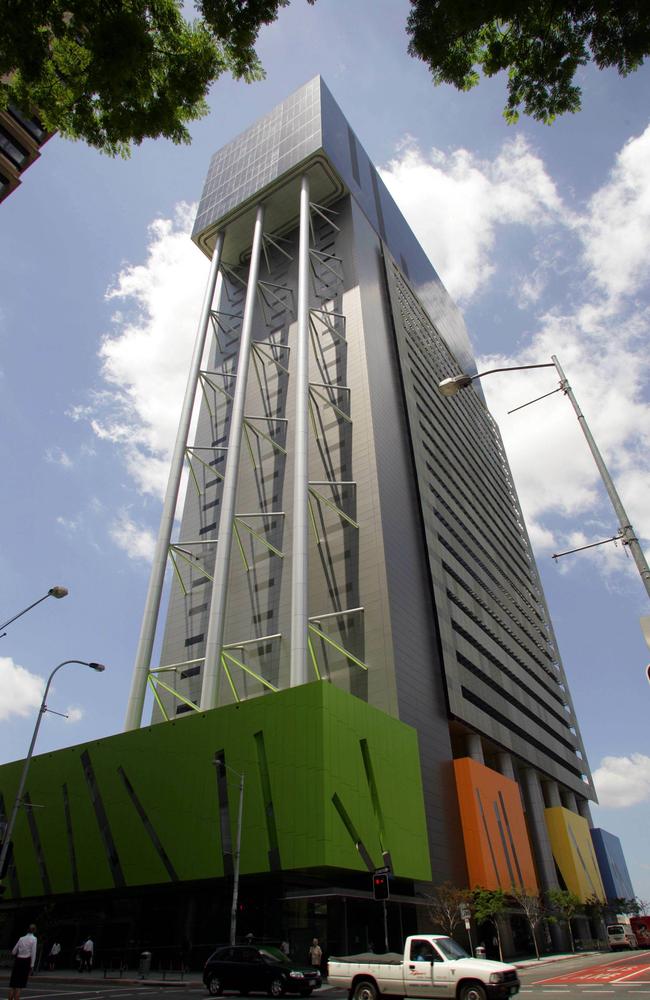 The Brisbane Square Tower 2 project, next to Brisbane Square tower (pictured), was initially scheduled to be completed by the end of 2020.