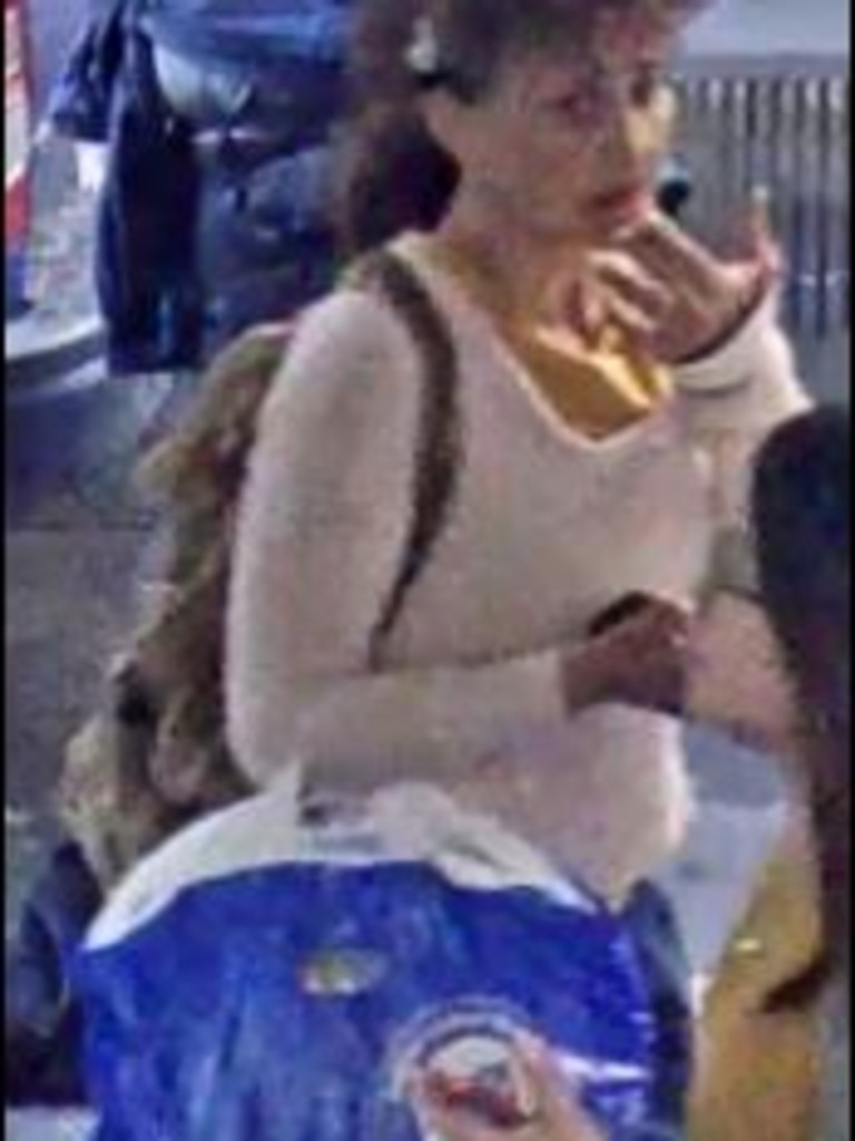 The woman who police believe stole Lucy was caught on CCTV. Picture: Sydney City Police Area Command