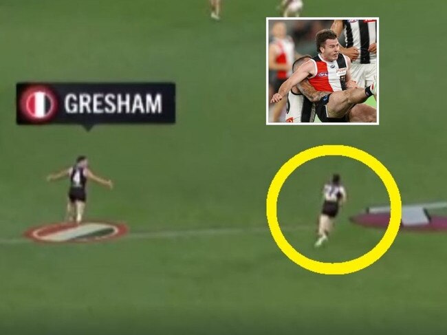 Jack Higgins has been slammed for ignoring and open teammate in St Kilda's loss to Collingwood.