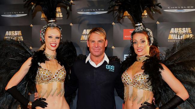 Shane Warne is also an accomplished poker player.