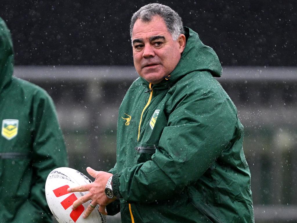 Kangaroos’ coach Mal Meninga is a shock contender to lead Perth Bears. Picture: Joe Allison/Getty Images