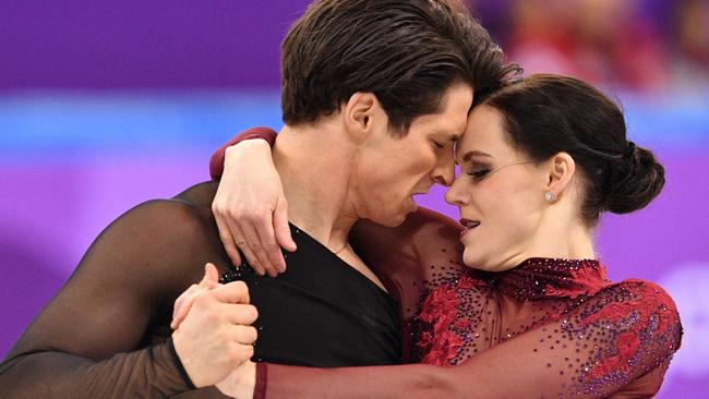 Canada's Scott Moir and Tessa Virtue will compete in the figure skating ice dancing event. Picture: AFP