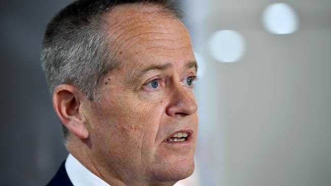 Leader of the Opposition Bill Shorten wants the Coalition government’s changes to discrimination laws to stop religious schools expelling gay students to go further. Picture: Joel Carrett/AAP