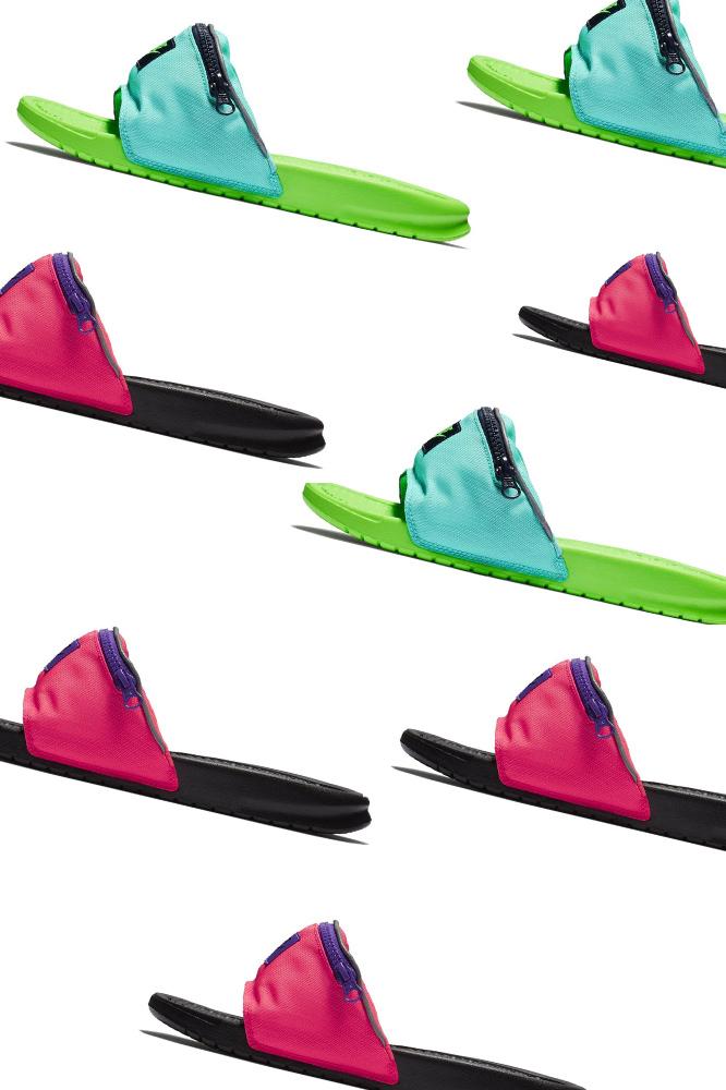 Nike s fanny pack slides are officially the most useful shoe you