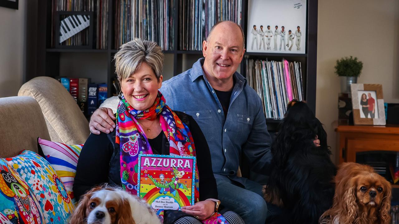 Mel Dzelde and her husband Chris Dzelde in 2021. Picture: Tom Huntley