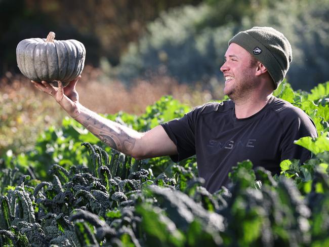 Karl Breese was motivated to start his “beyond organic” movement by his son’s allergies. Picture: David Caird