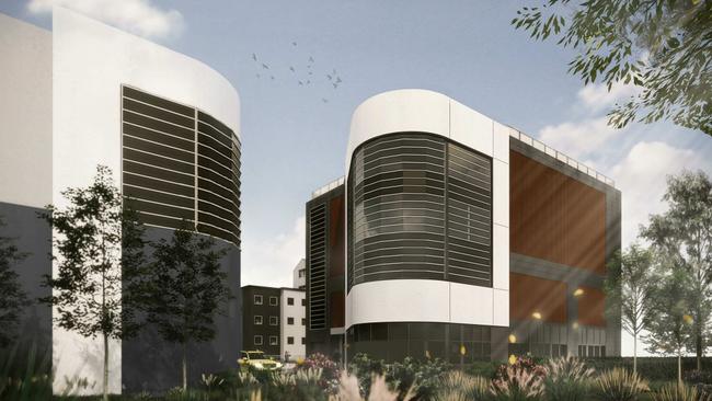 The proposed new cancer centre at Frenchs Forest. Picture: Team2 Architects.