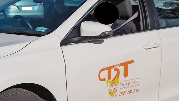 A Community Transport Services Tasmania car. Six cars were stolen from this fleet on Tuesday February 9, 2021. Source: TASMANIA POLICE.