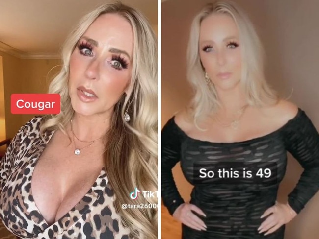 Men can't believe this woman is 49. Picture: TikTok/@tara260000116