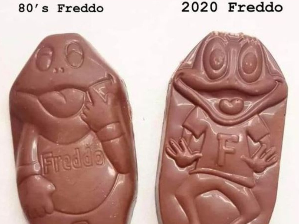 The UK Freddo Frog comparison sets off social media. Picture: Facebook/Meanwhile in Australia