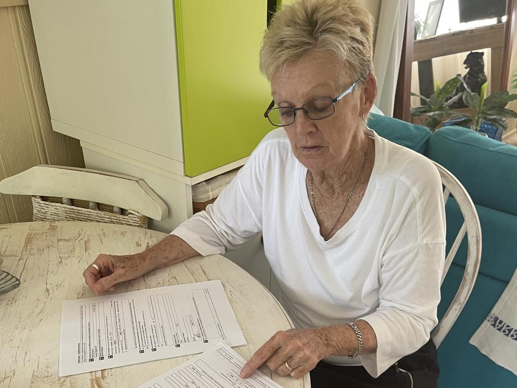 With the rent for her Avendell Heights unit taking 60 per cent of her pension, Sharon Anderson is struggling to pay for basic necessities.