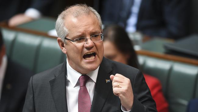 Latest Australian Prime Minister Scott Morrison at Parliament House in Canberra on Thursday. Picture: AAP