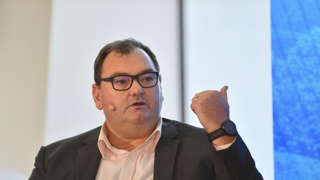 Mark Mason of TSBE on the panel at the Future Toowoomba lunch at Wellcamp Airport. Picture: Kevin Farmer