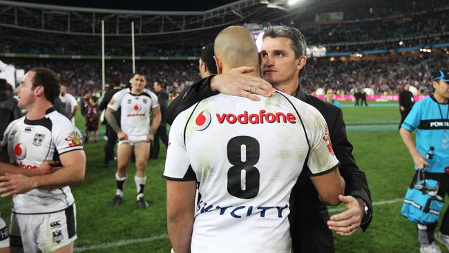 Ivan Cleary after leading the Warriors to the 2011 NRL grand final. Picture: Brett Costello