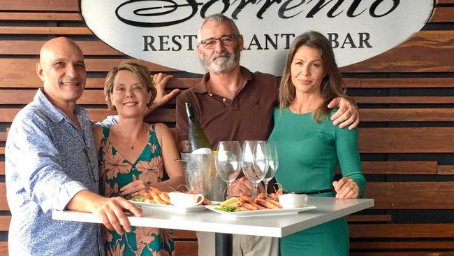 NEW BEGINNING: Iyas Shaheen, Mandy Coles, Paul Heatley and Jennifer Heatley are the new owners of Sorrento Restaurant and Bar. Picture: Contributed