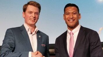 Within hours of the Australian Christian Lobby’s managing director Martyn Iles supporting Israel Folau, over $1 million had been donated to the rugby star’s legal fees. Picture: Facebook