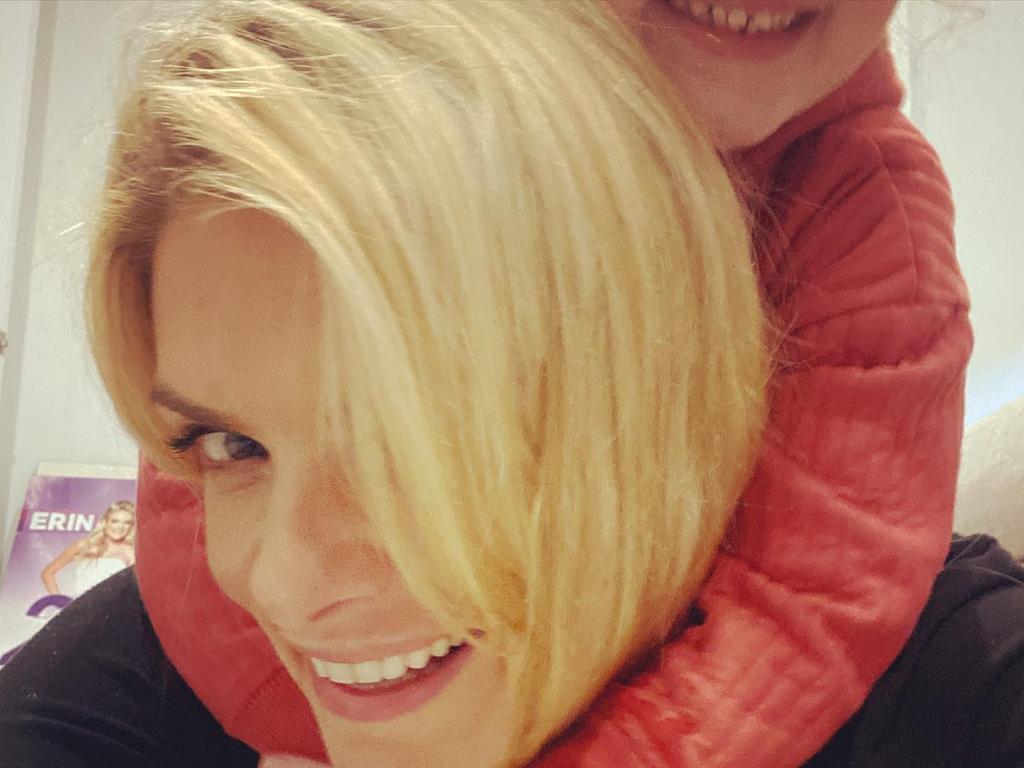 Molan said Eliza was next to her when the calls were made but the bill categorised them as ‘long distance’. Picture: Instagram / @erin_molan