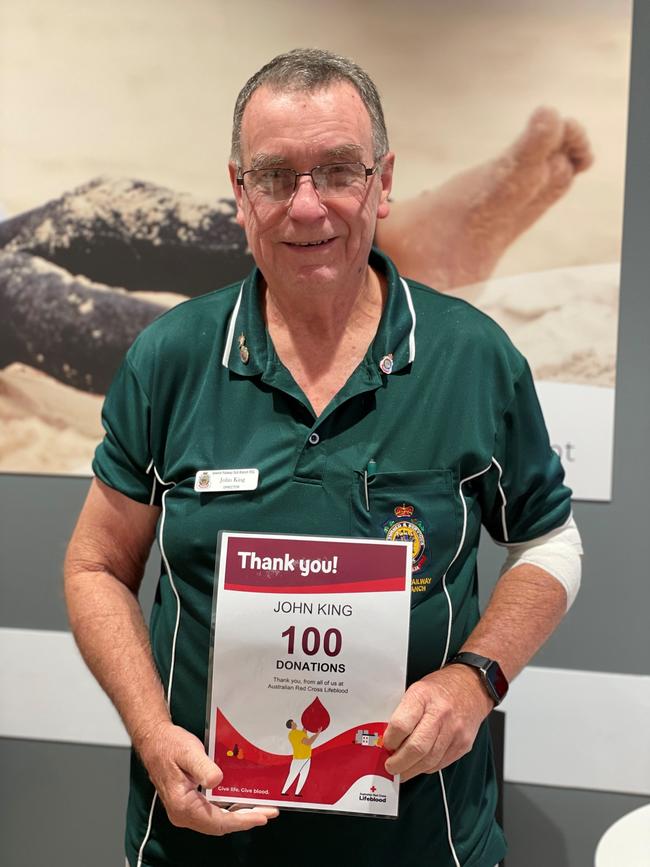 Over the next two weeks, Ipswich Blood Donor Centre will need 170 donors in order to meet demand. (Pictured: John King)