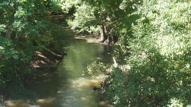 There are some stunning swimming holes on the property.