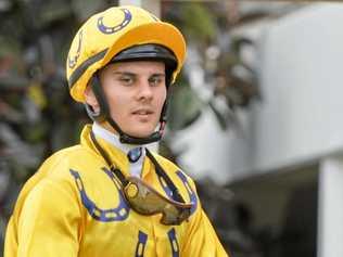 Jockey Taylor Marshall guides Sunny St Cloud back to the Ipswich enclosure after the winning ride. Picture: Cordell Richardson