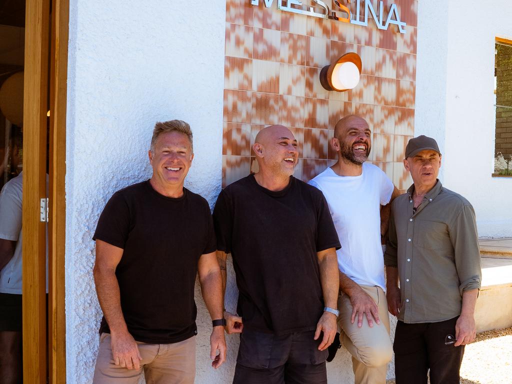 Gelato Messina owners left to right, Nick Palumbo, Declan Lee, Donato Toce, Danny Palumbo. Picture: Supplied