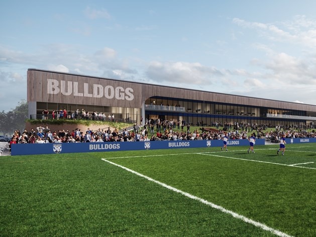 Artist impressions of the proposed Bankstown Centre for Excellence at Belmore Sports Ground.