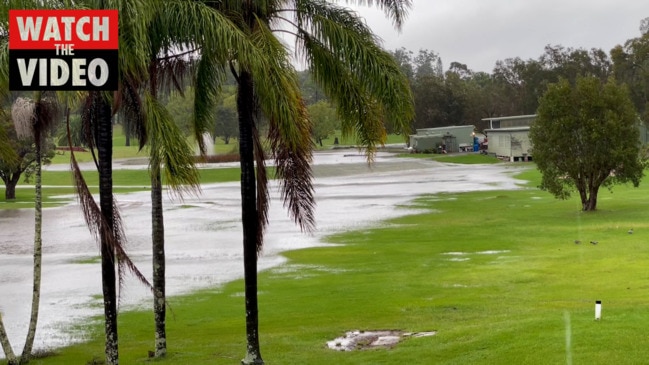 Wauchope's golf course underwater