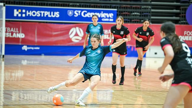 Sunshine Coast Wave futsal player Grace Whitelaw. Photos taken by Nikki Grigg Photography/Wave Photos