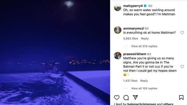 In the wake of his death, Matthew Perry's final Instagram post is haunting. Photo: Instagram