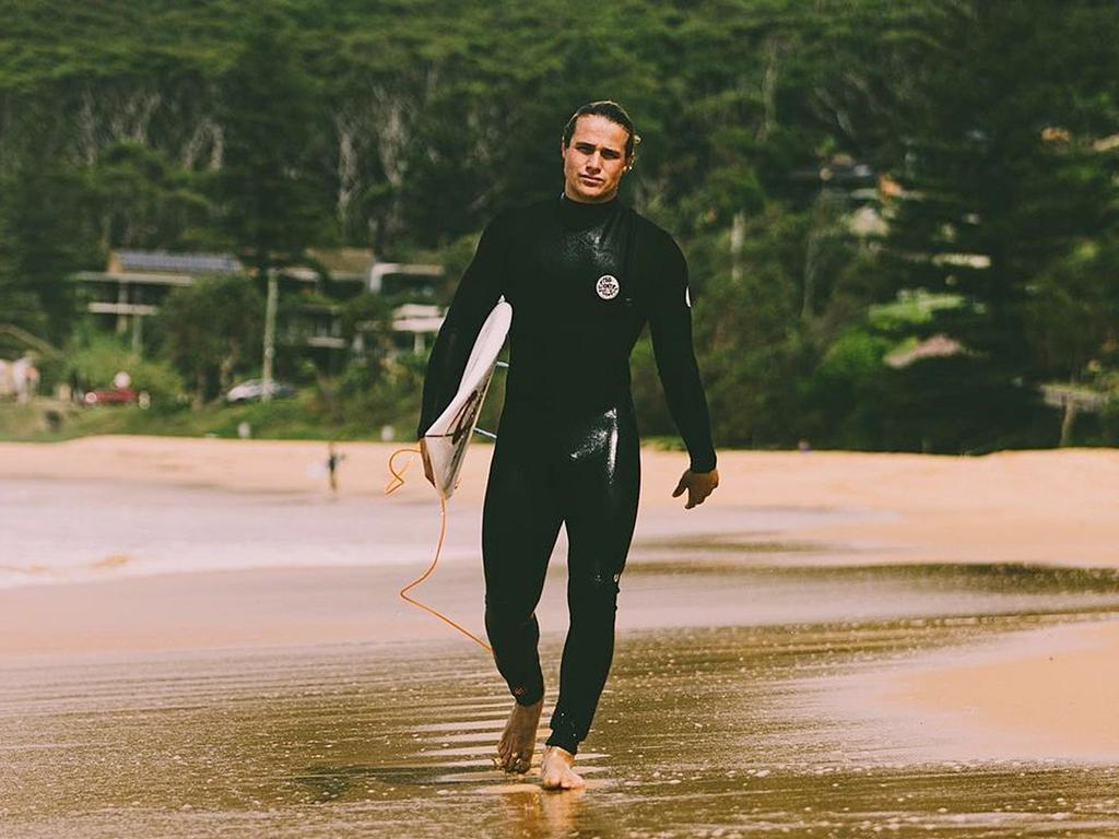 Aspiring professional surfer Logan Steinwede, 20, took his own life in November.